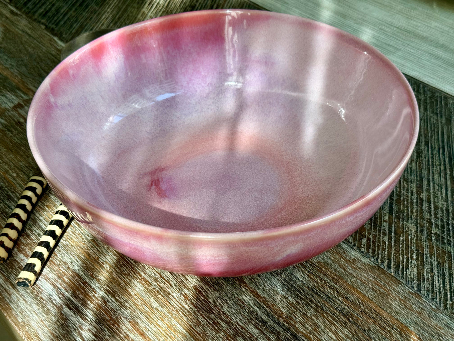 petal serving bowl