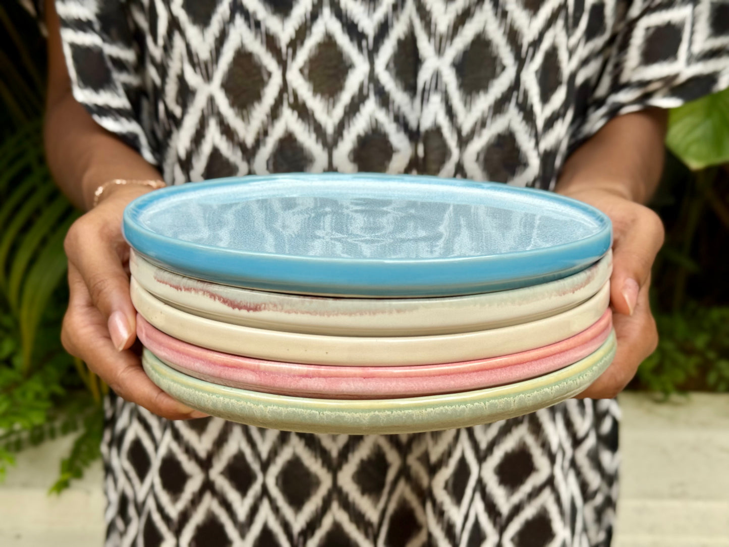 seashell dinner plate