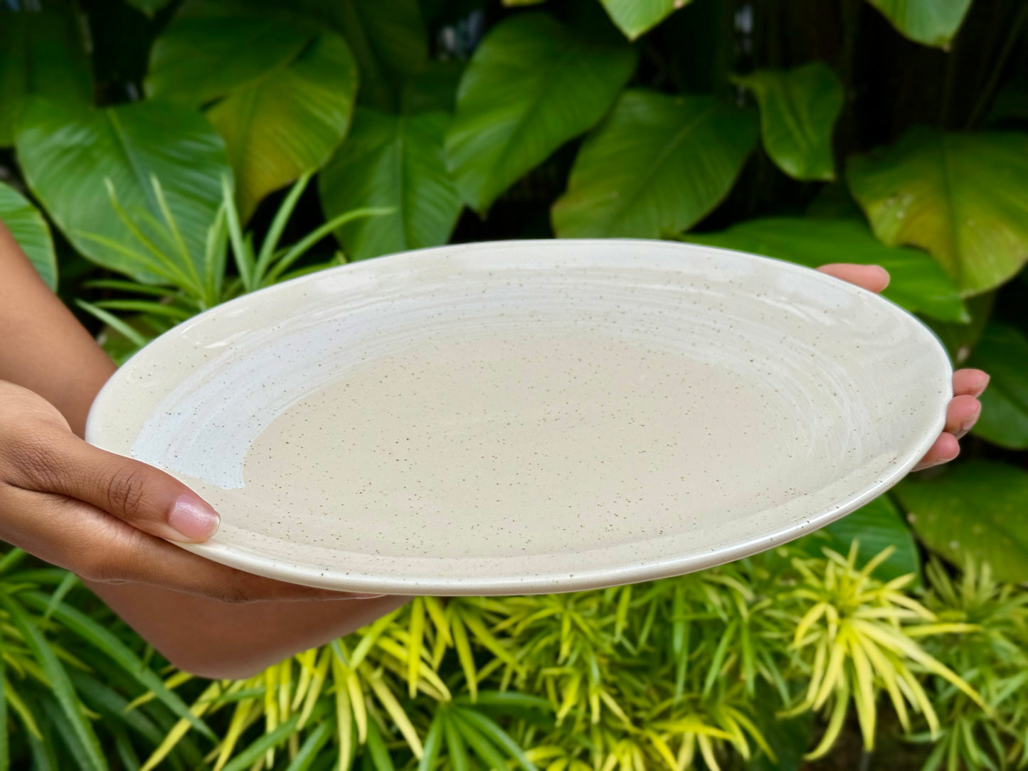 seashell oval platter