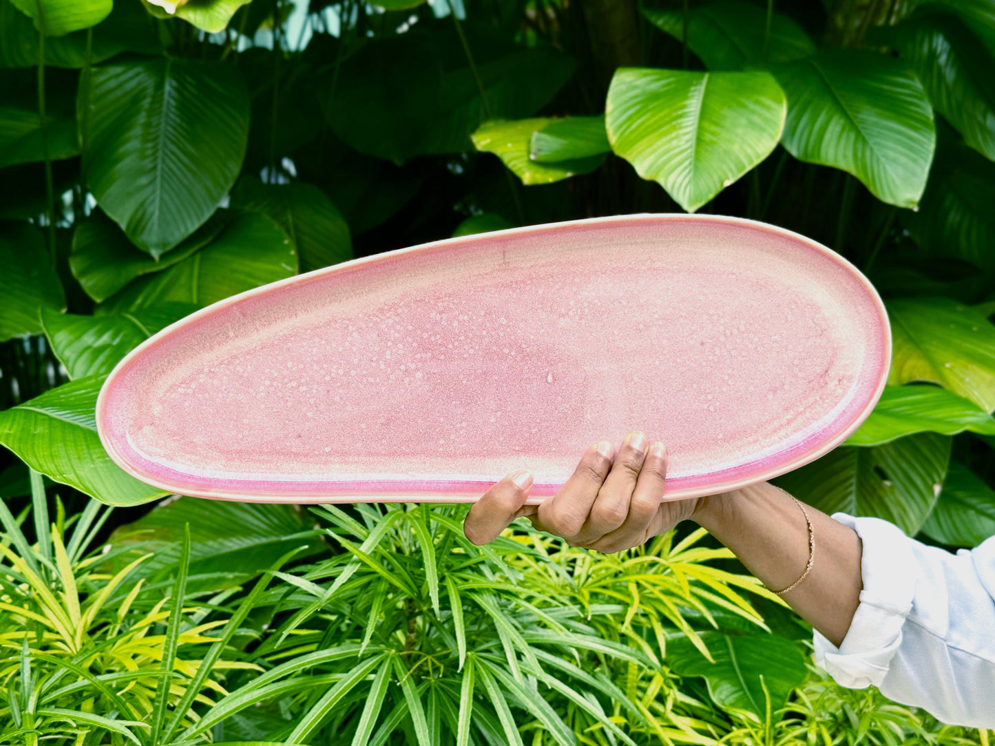 petal freeform platter