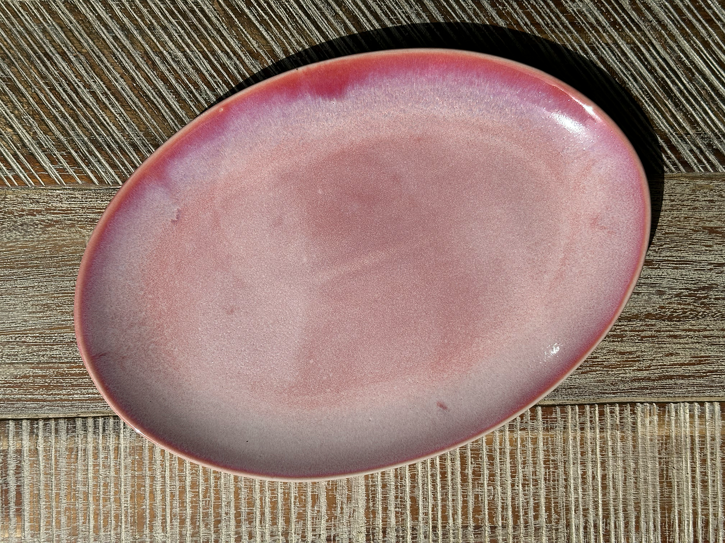 petal oval platter