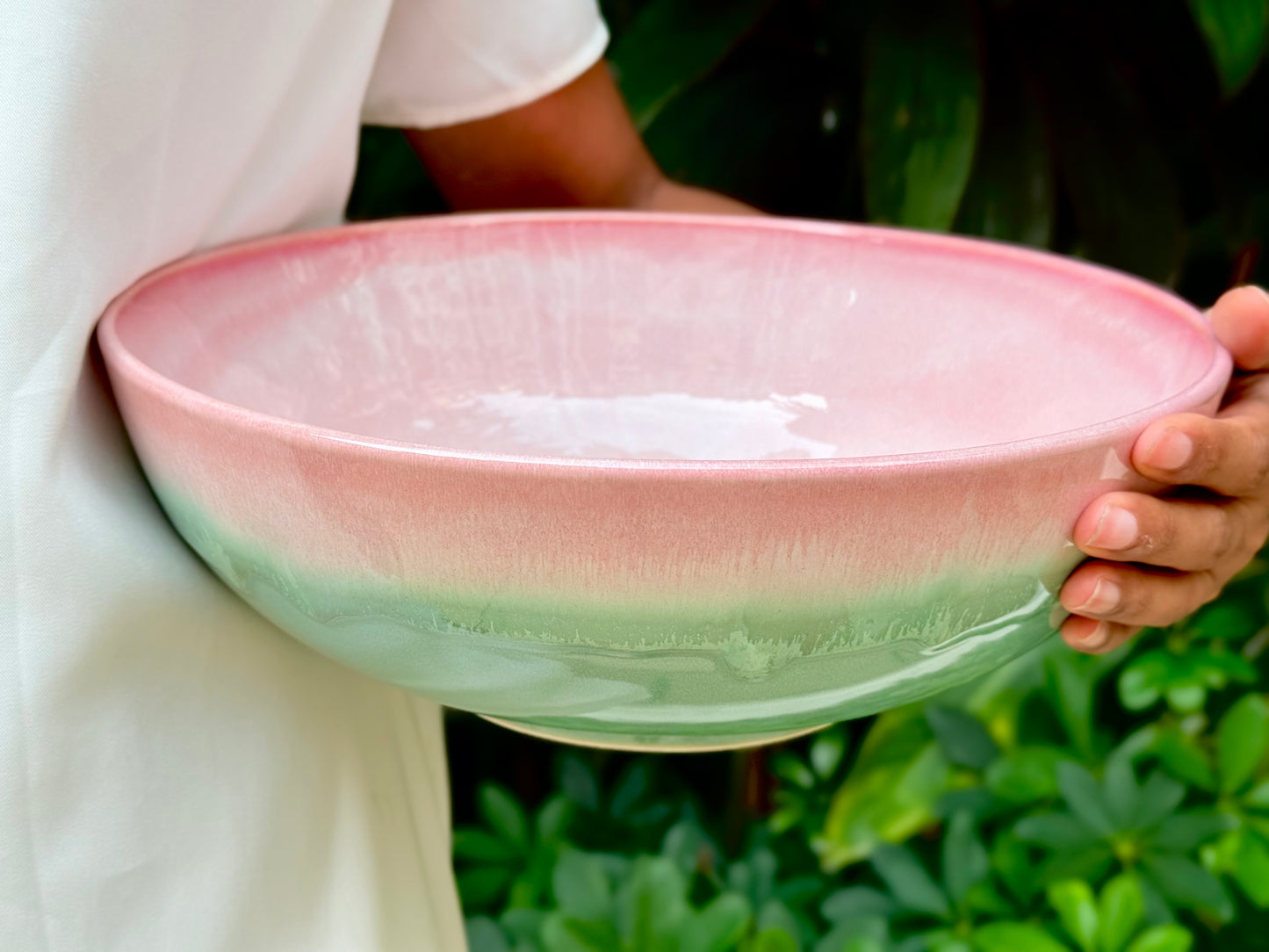 lotus serving bowl