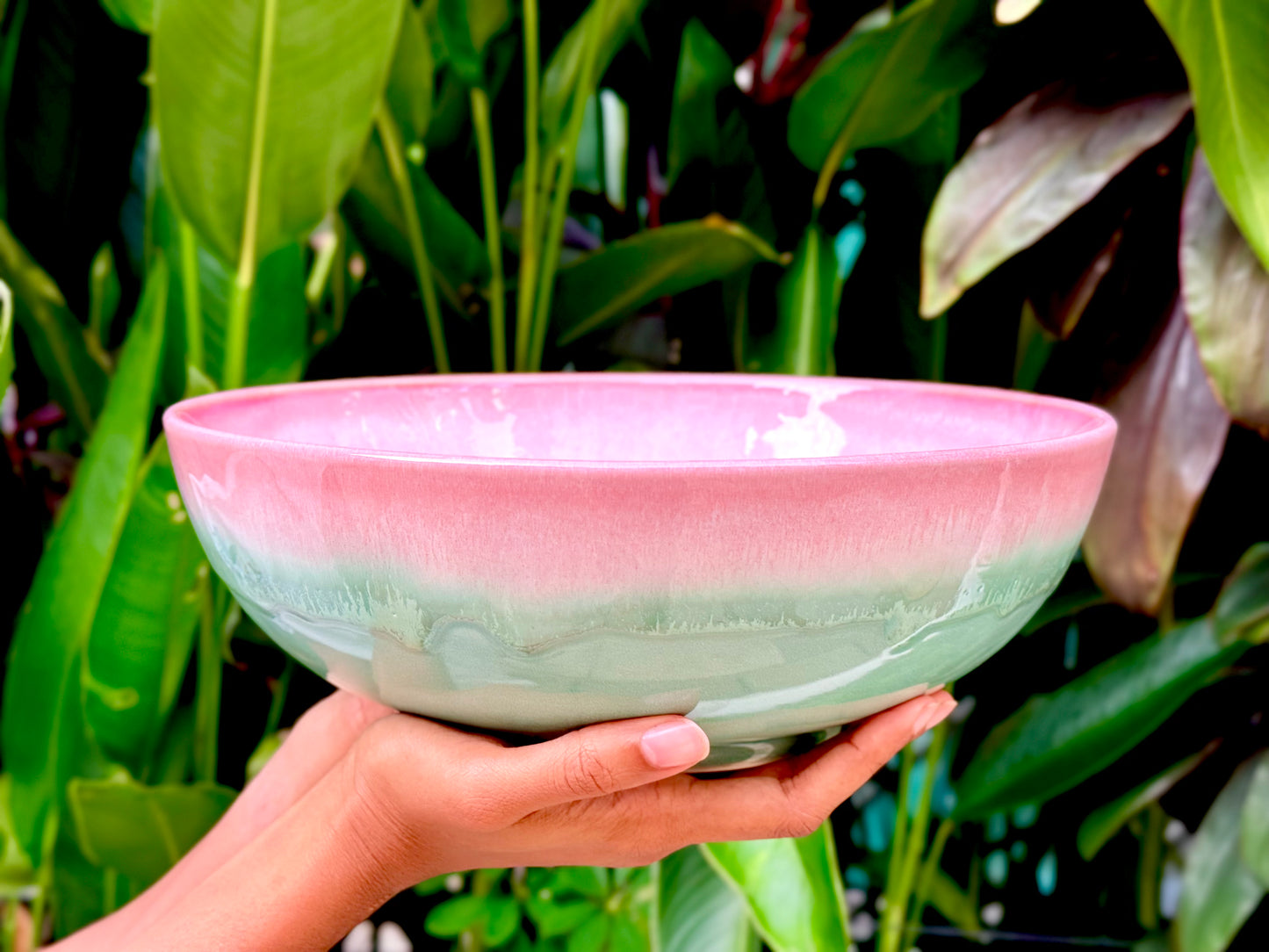lotus serving bowl