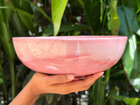 petal serving bowl
