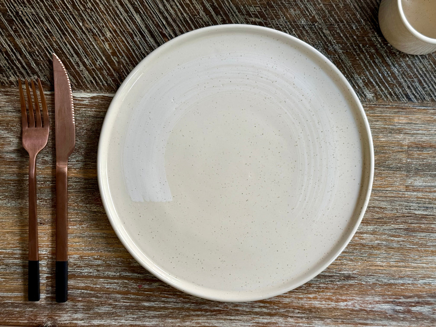 seashell dinner plate