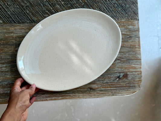 seashell oval platter