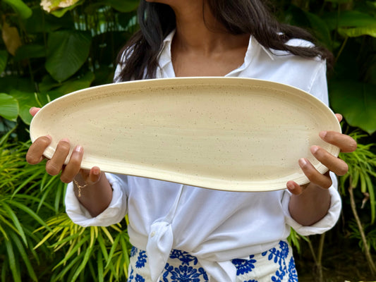 seashell freeform platter