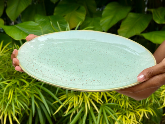 lagoon oval platter