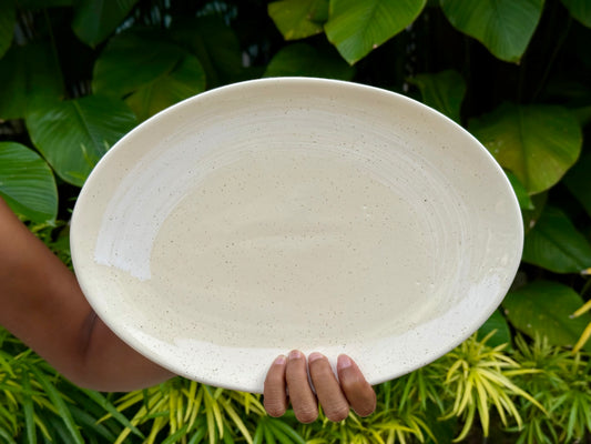 seashell oval platter
