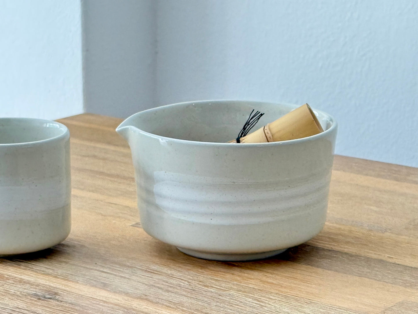 seashell matcha bowl